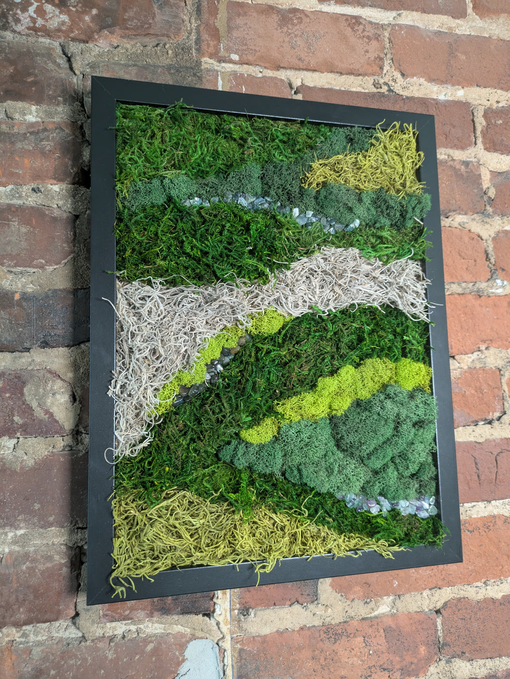 Wild Wisdom — No. 1 |Original Moss & Crystal Art