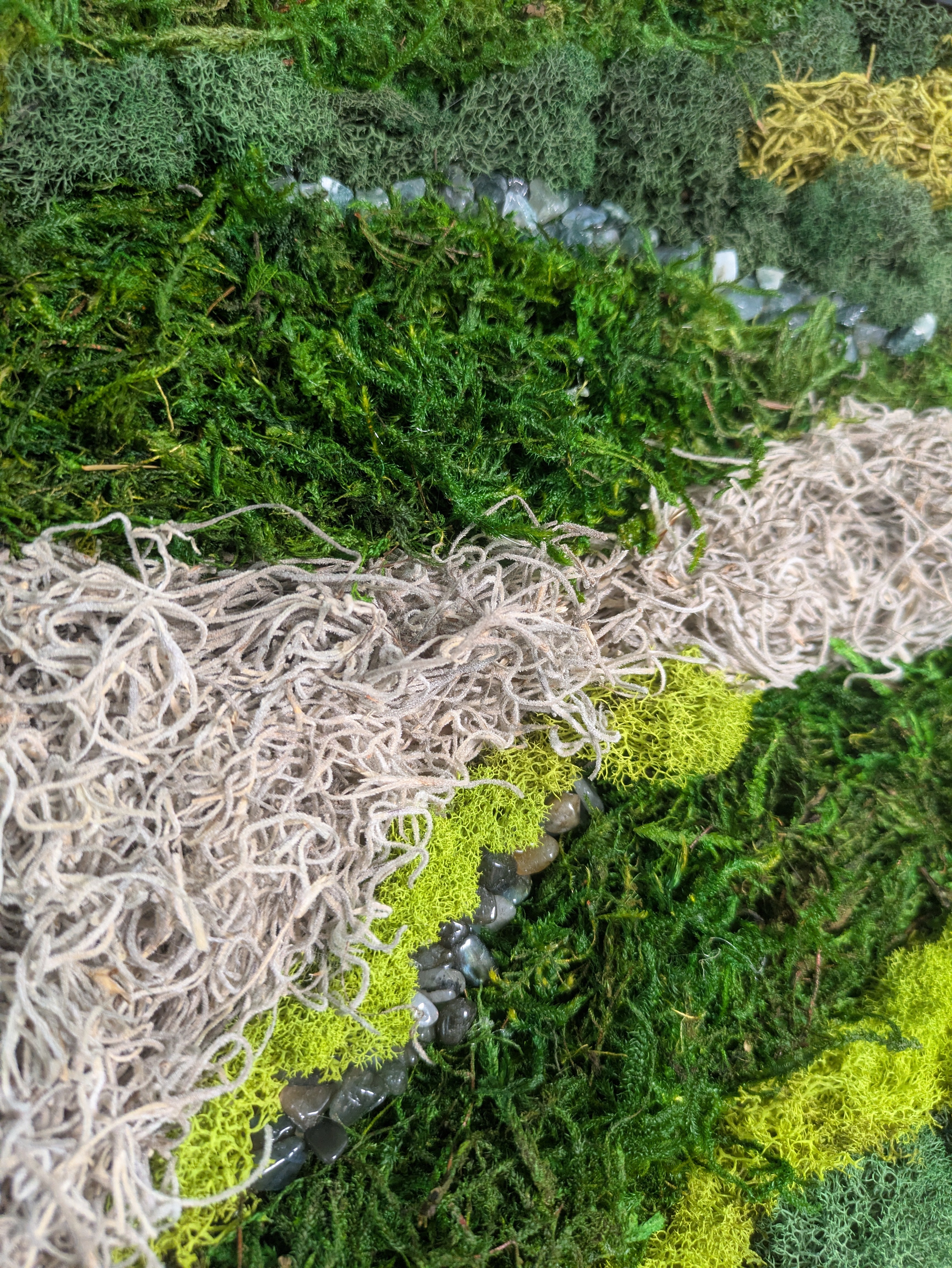 Wild Wisdom — No. 1 |Original Moss & Crystal Art