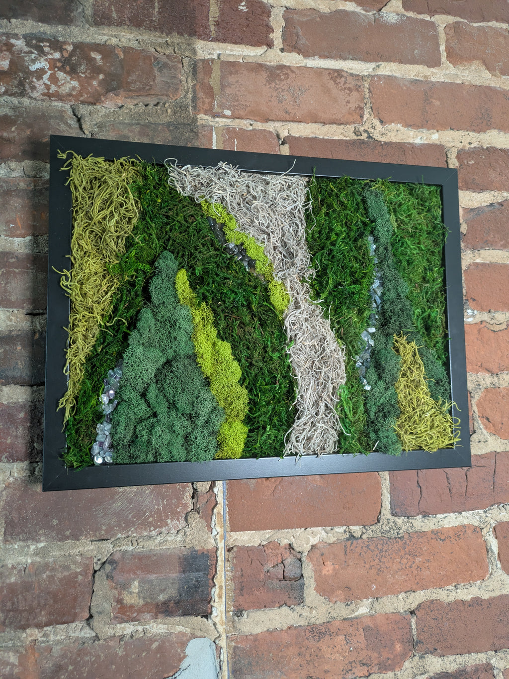 Wild Wisdom — No. 1 |Original Moss & Crystal Art