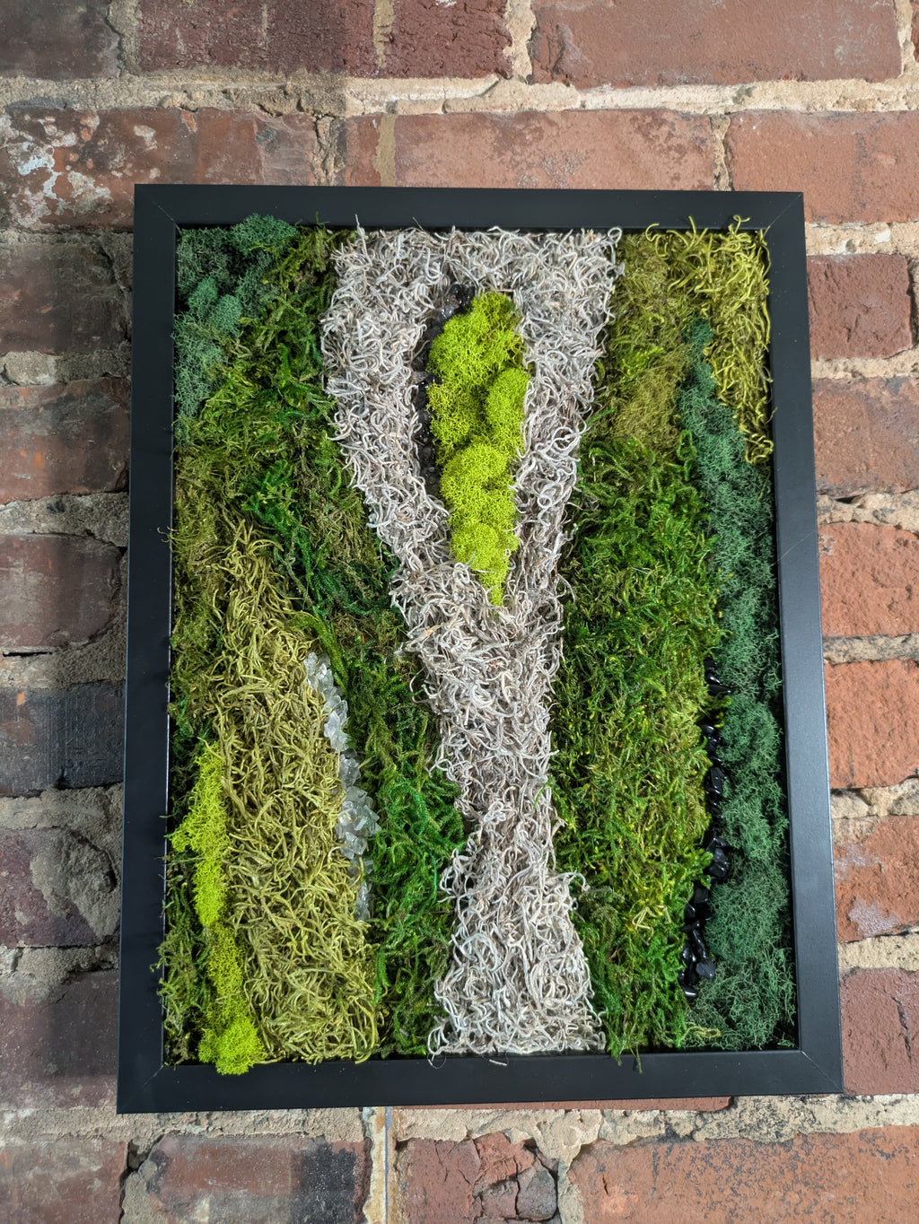 Threshold — No. 1 | Original Moss & Crystal Art