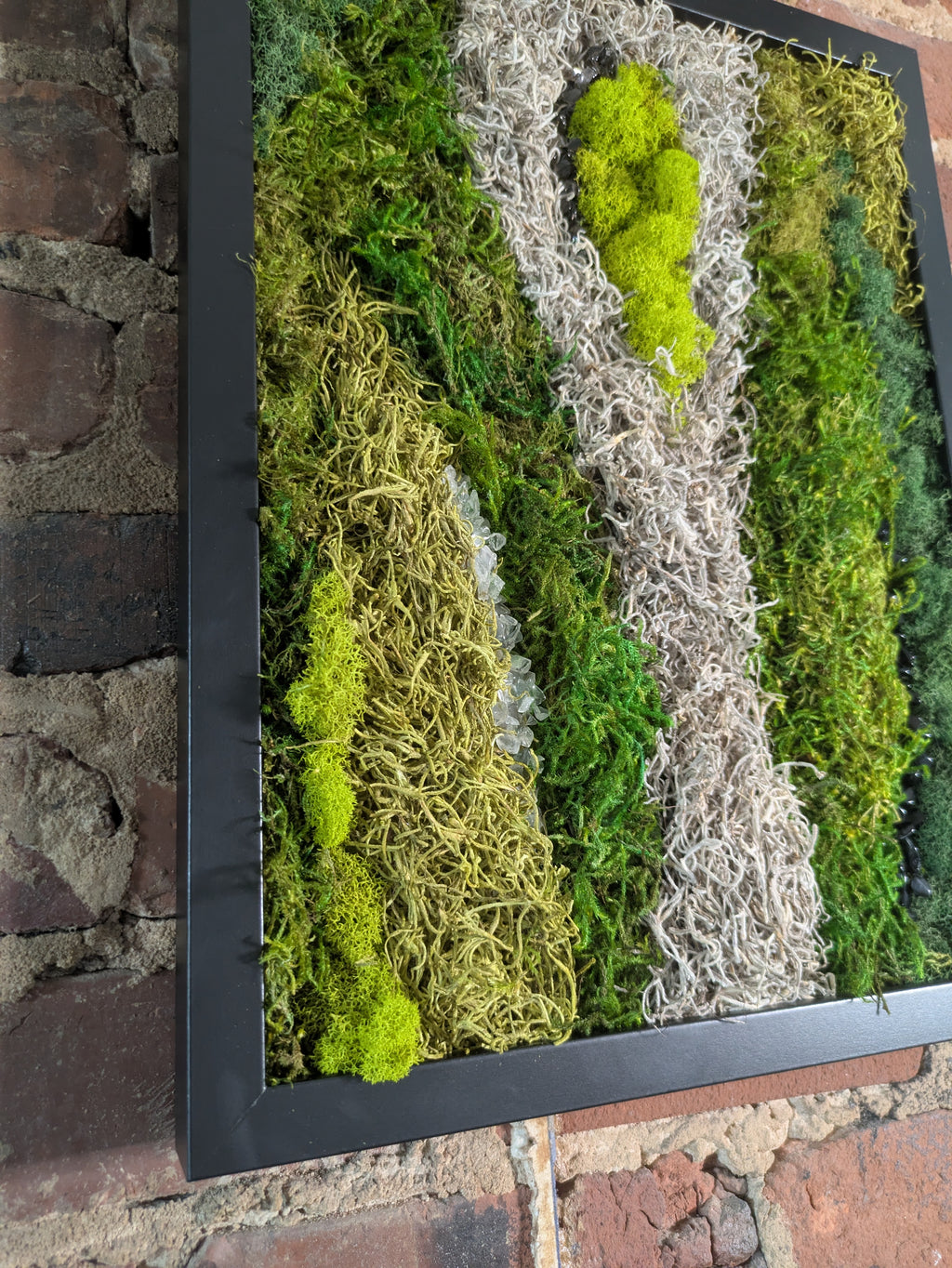 Threshold — No. 1 | Original Moss & Crystal Art