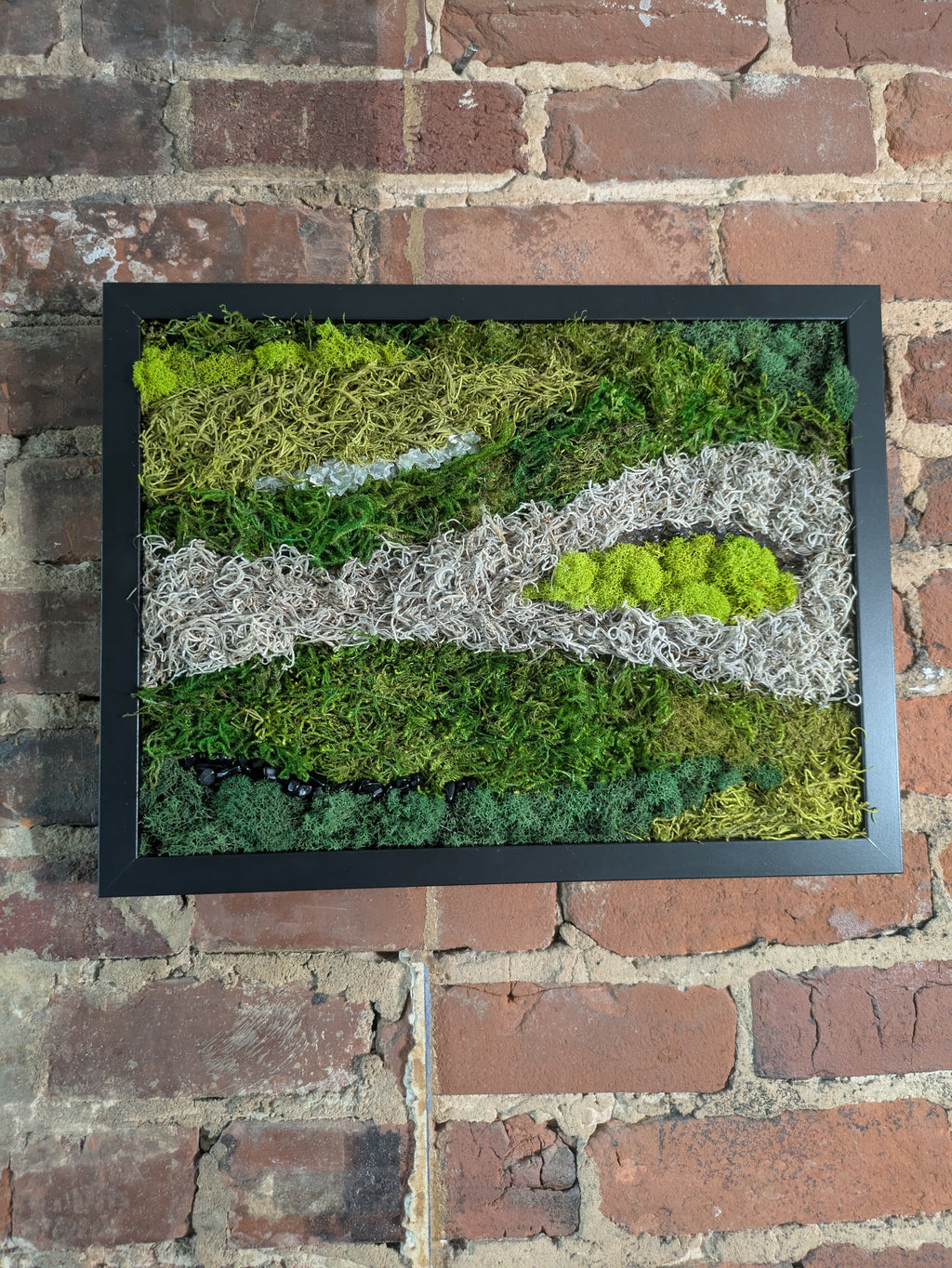 Threshold — No. 1 | Original Moss & Crystal Art