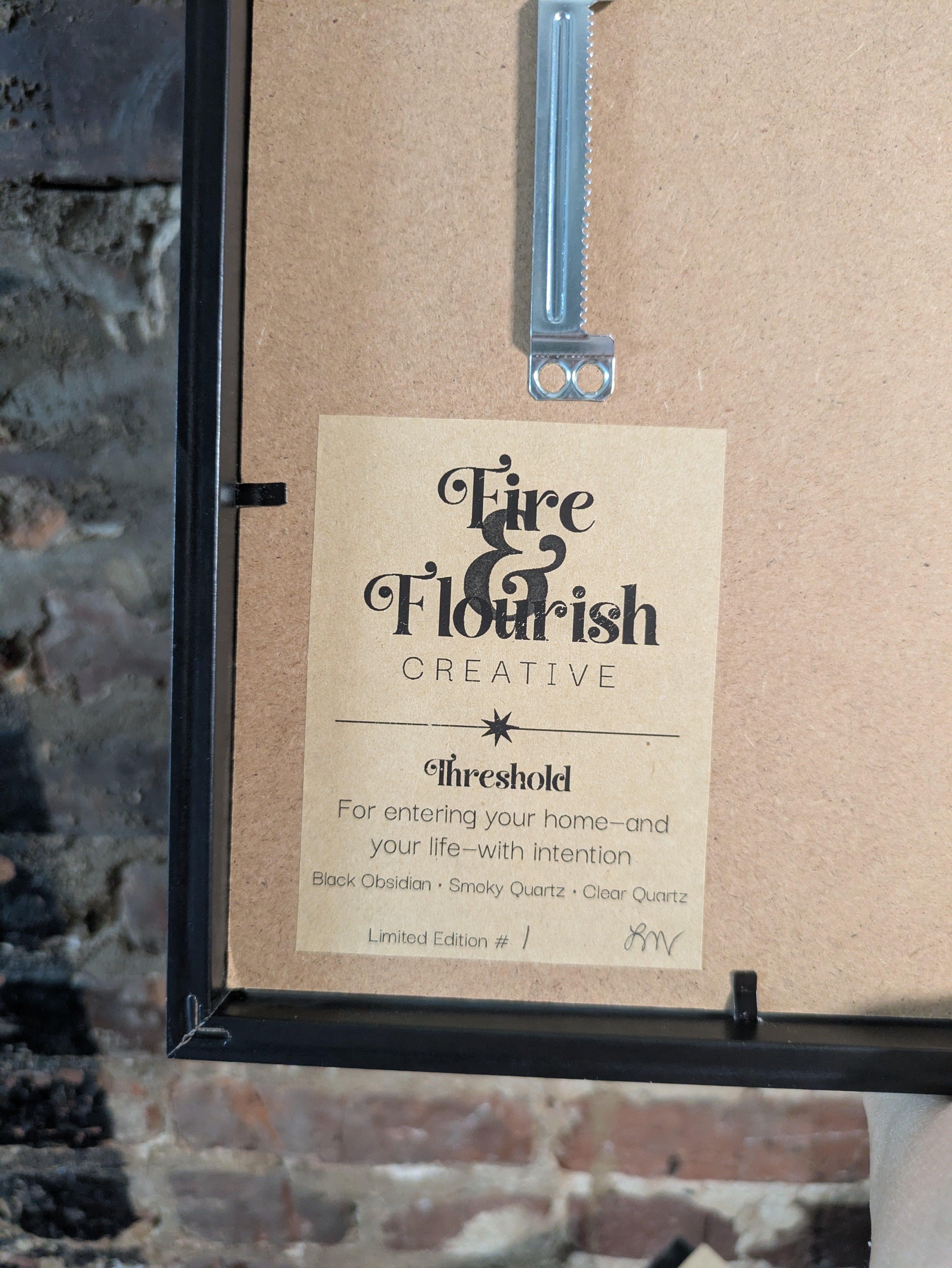Threshold — No. 1 | Original Moss & Crystal Art