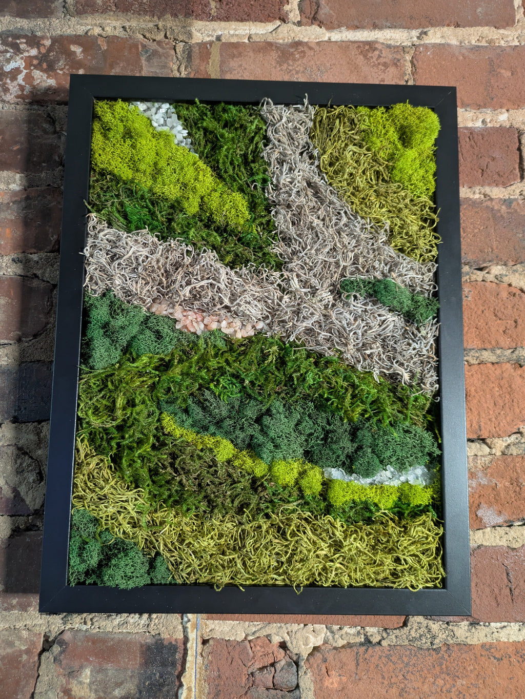 Becoming — No. 2 | Original Moss & Crystal Art