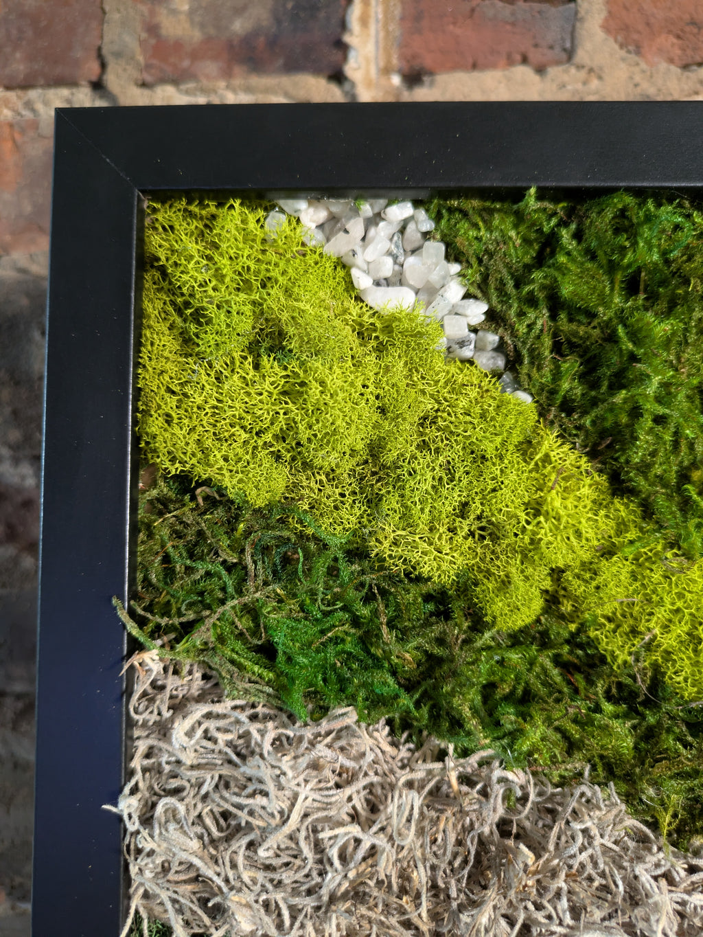 Becoming — No. 2 | Original Moss & Crystal Art