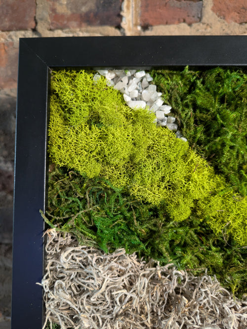 Becoming — No. 2 | Original Moss & Crystal Art