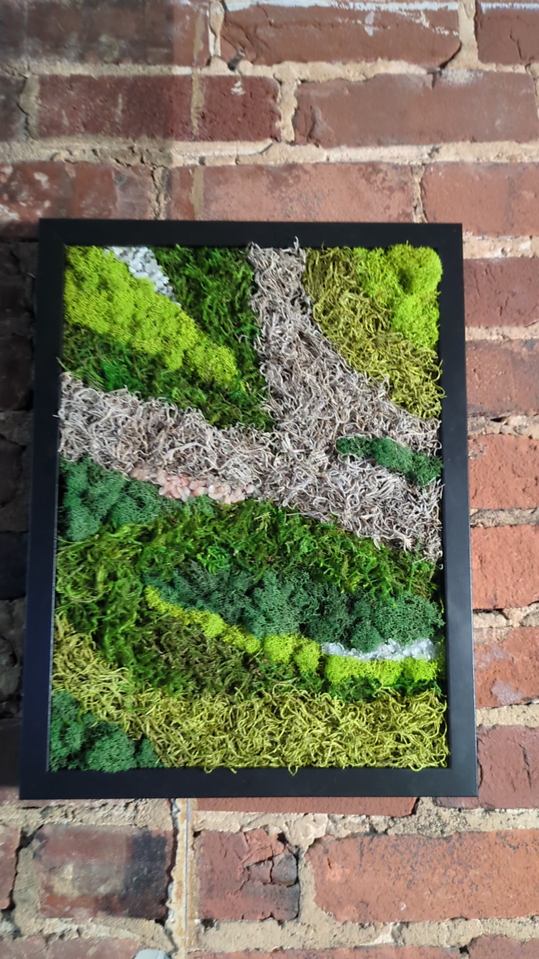 Becoming — No. 2 | Original Moss & Crystal Art